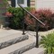 Nuvo Iron 3-Step Aluminum Stoop Railing Kit 48in. L x 34.75in. H Powder Coated Black BLSK3S - alternate 9
